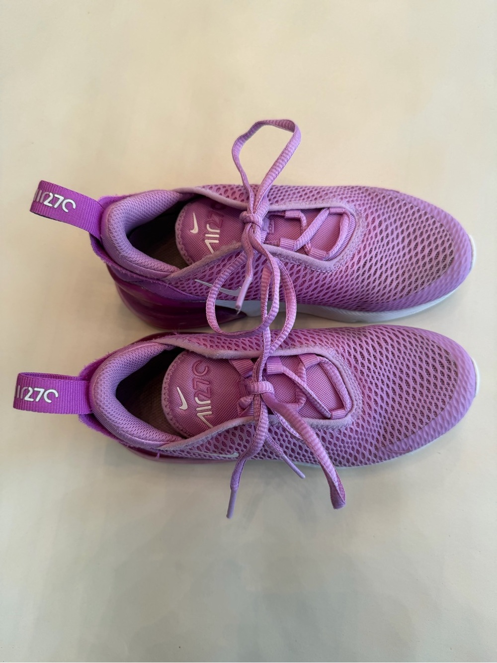 Nike Kids Air Max 270 Pink Purple Sneakers